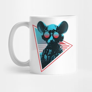 Cat Robots Vintage Mug